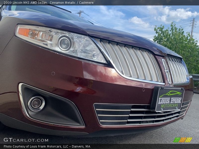 Cinnamon Metallic / Cashmere 2009 Lincoln MKS AWD Sedan