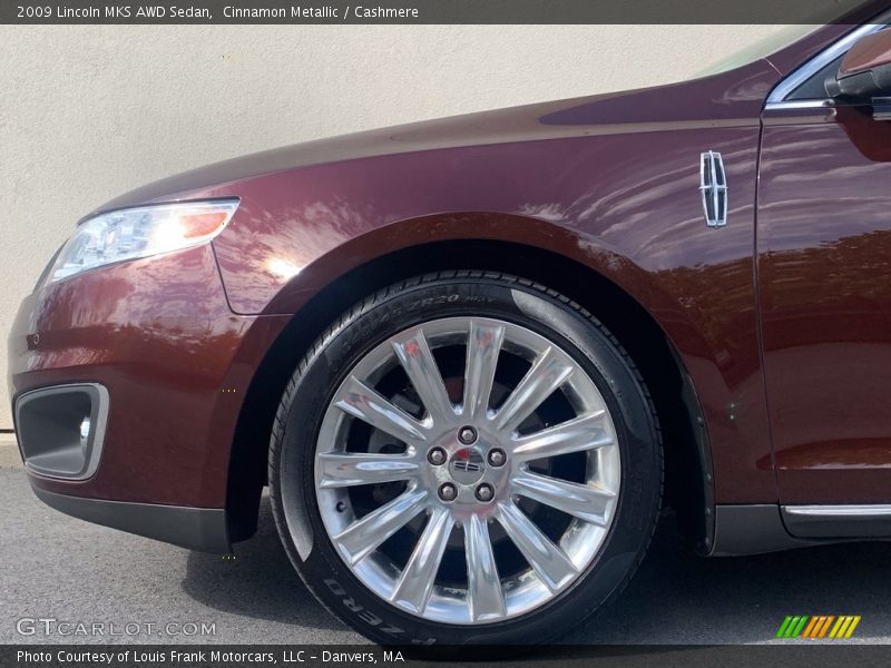 Cinnamon Metallic / Cashmere 2009 Lincoln MKS AWD Sedan