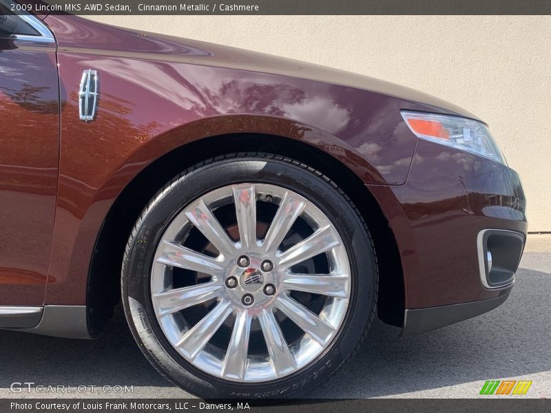 Cinnamon Metallic / Cashmere 2009 Lincoln MKS AWD Sedan