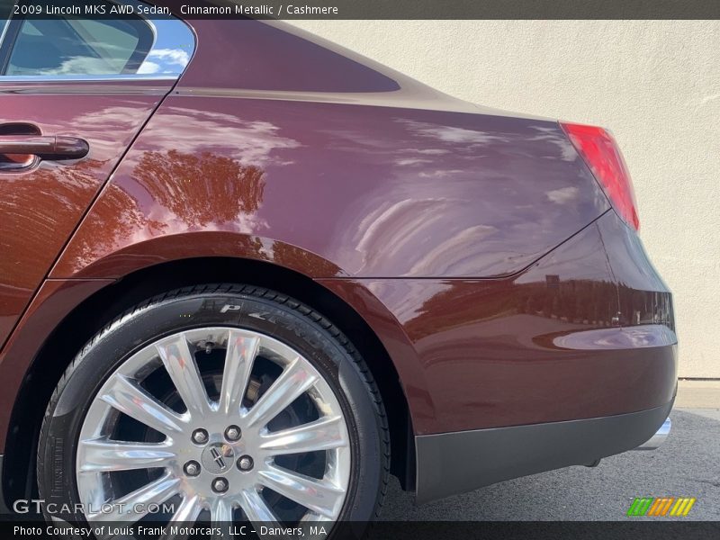 Cinnamon Metallic / Cashmere 2009 Lincoln MKS AWD Sedan