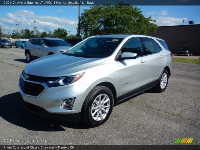 Silver Ice Metallic / Jet Black 2020 Chevrolet Equinox LT AWD