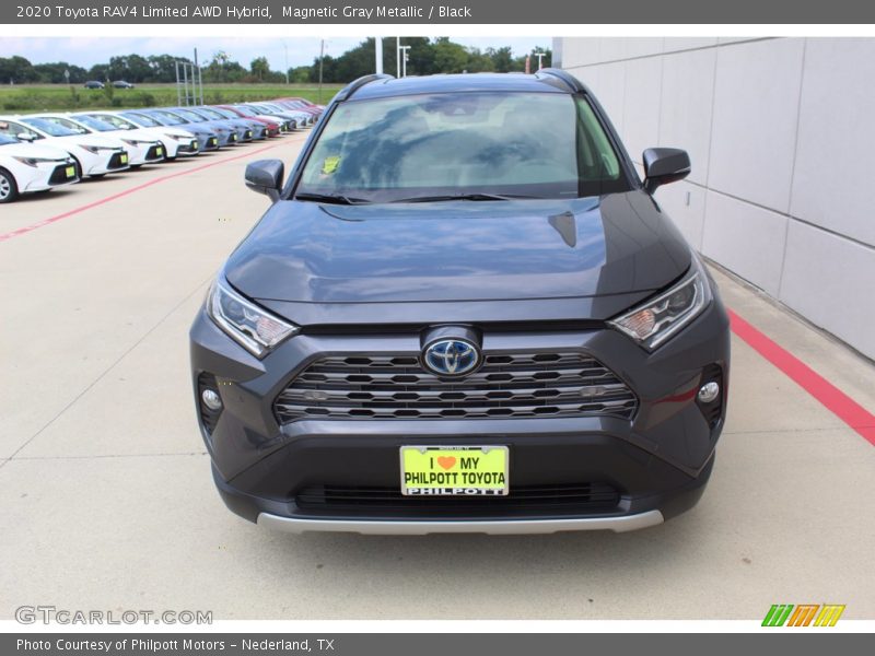 Magnetic Gray Metallic / Black 2020 Toyota RAV4 Limited AWD Hybrid