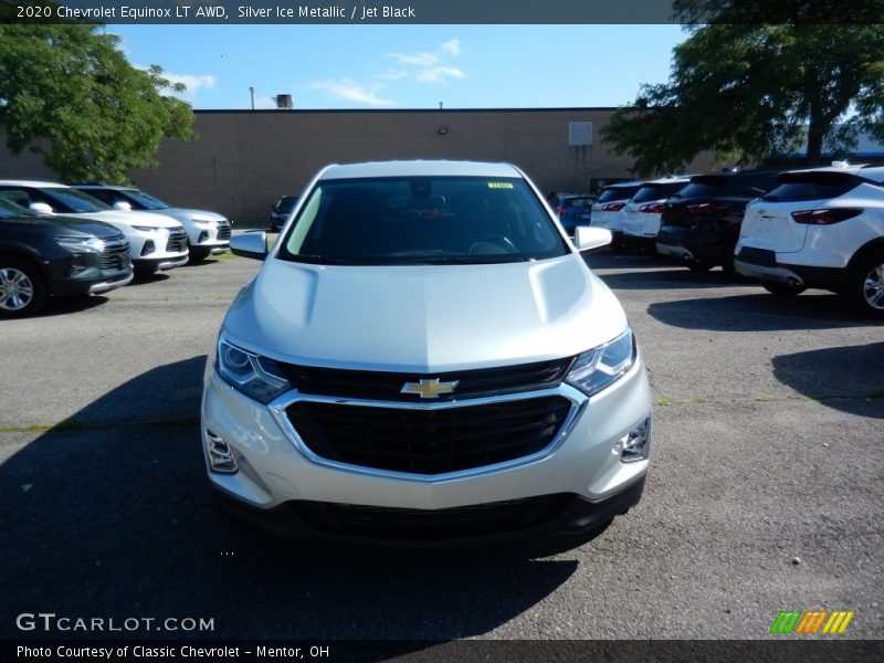 Silver Ice Metallic / Jet Black 2020 Chevrolet Equinox LT AWD
