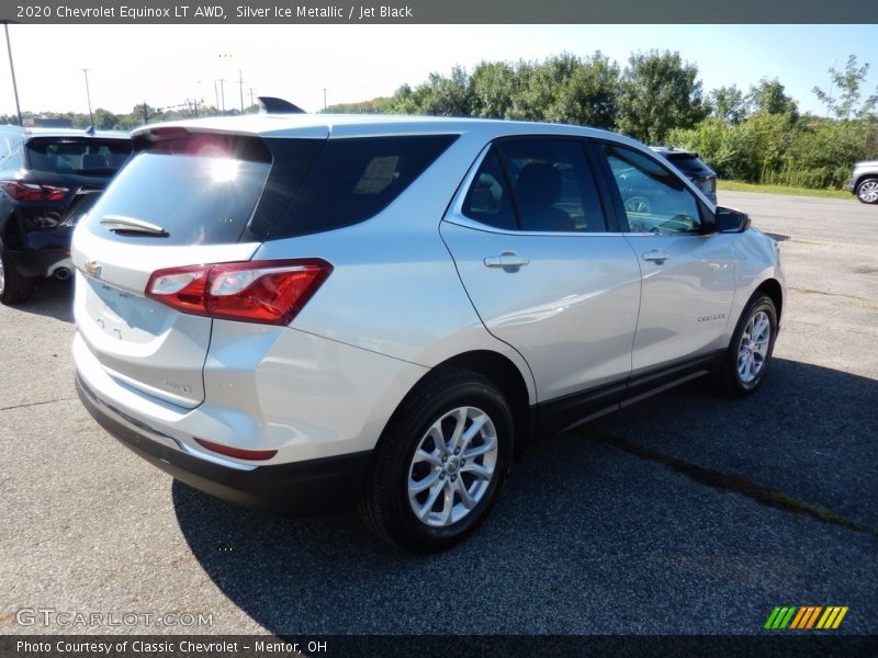 Silver Ice Metallic / Jet Black 2020 Chevrolet Equinox LT AWD