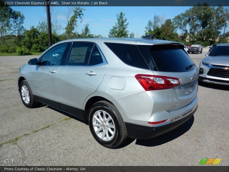 Silver Ice Metallic / Jet Black 2020 Chevrolet Equinox LT AWD
