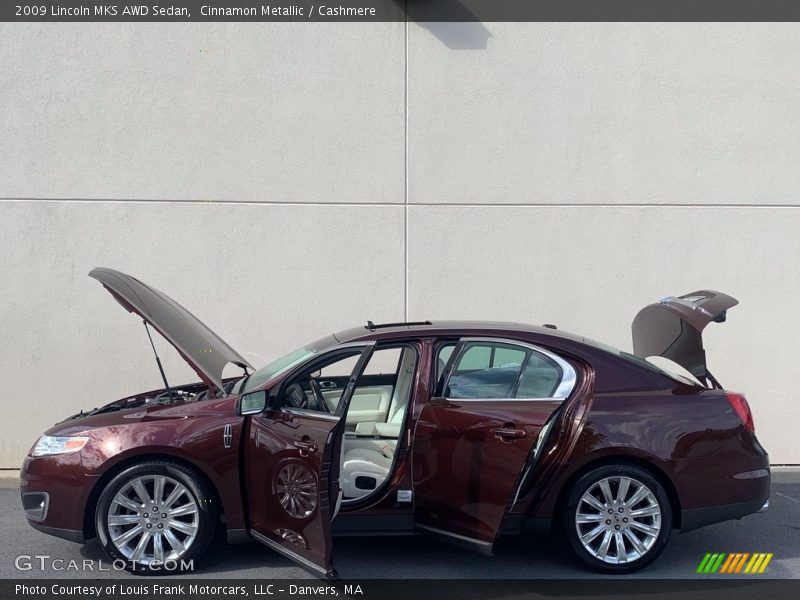 Cinnamon Metallic / Cashmere 2009 Lincoln MKS AWD Sedan