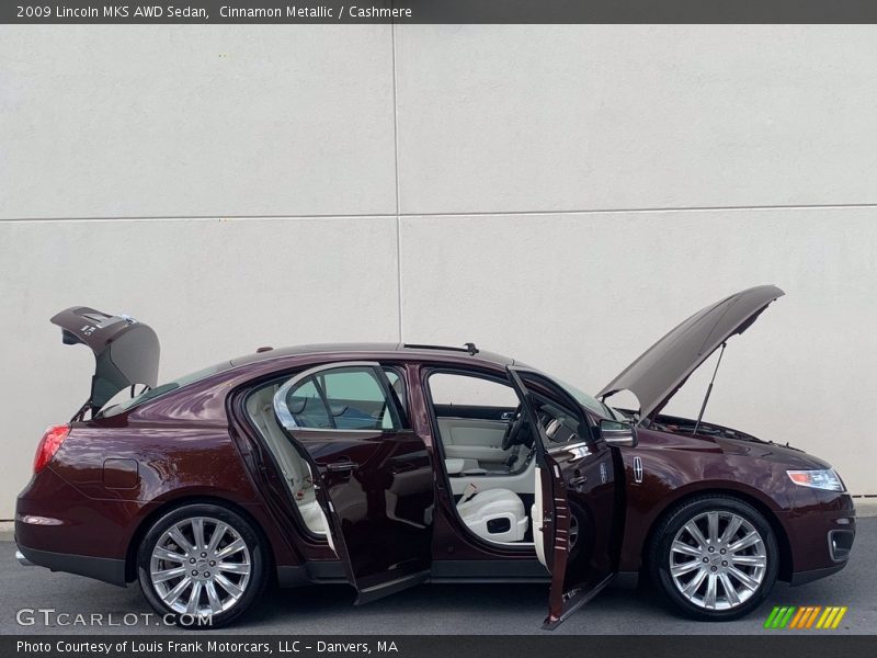 Cinnamon Metallic / Cashmere 2009 Lincoln MKS AWD Sedan