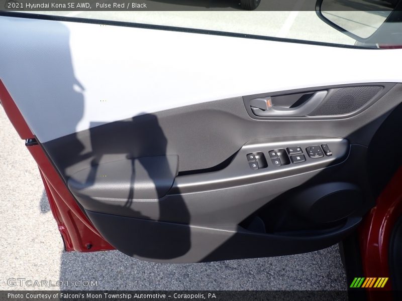 Pulse Red / Black 2021 Hyundai Kona SE AWD