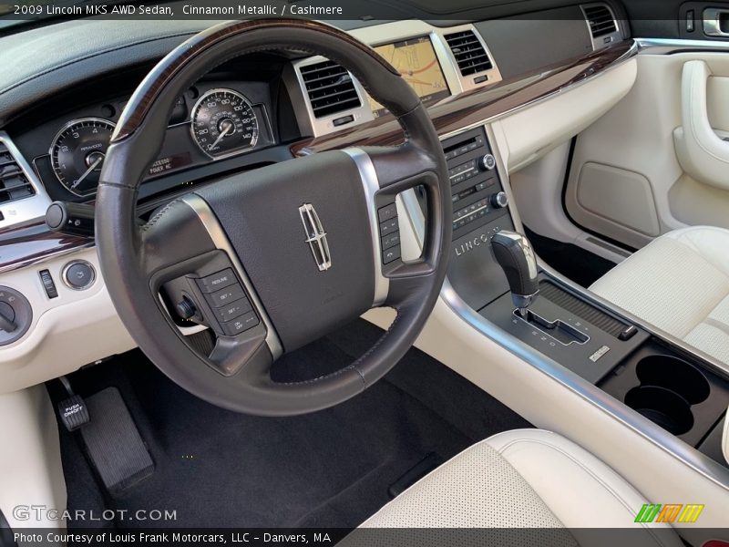 Cinnamon Metallic / Cashmere 2009 Lincoln MKS AWD Sedan