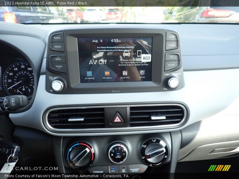 Pulse Red / Black 2021 Hyundai Kona SE AWD