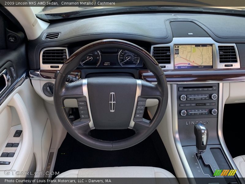 Cinnamon Metallic / Cashmere 2009 Lincoln MKS AWD Sedan