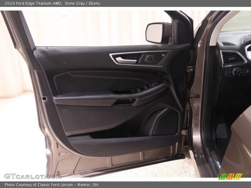 Stone Gray / Ebony 2019 Ford Edge Titanium AWD