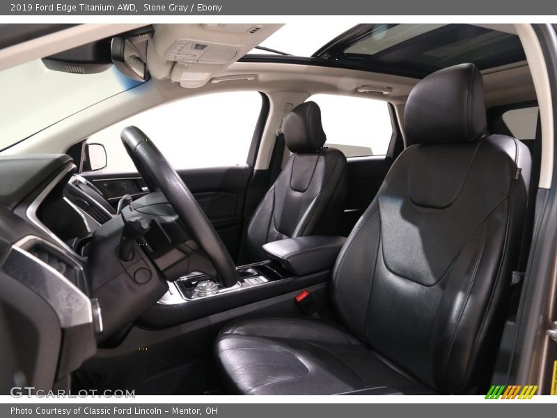 Stone Gray / Ebony 2019 Ford Edge Titanium AWD