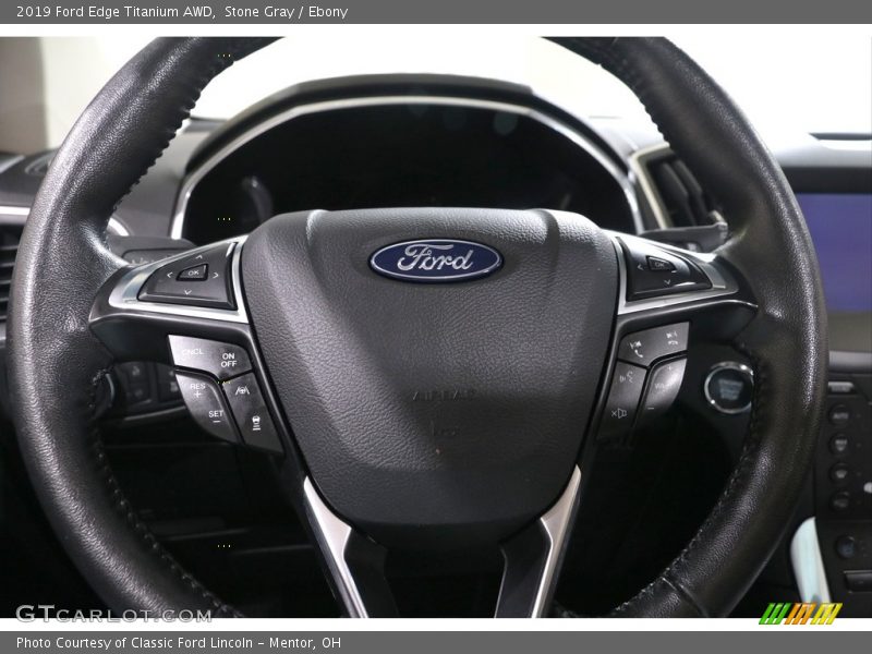 Stone Gray / Ebony 2019 Ford Edge Titanium AWD