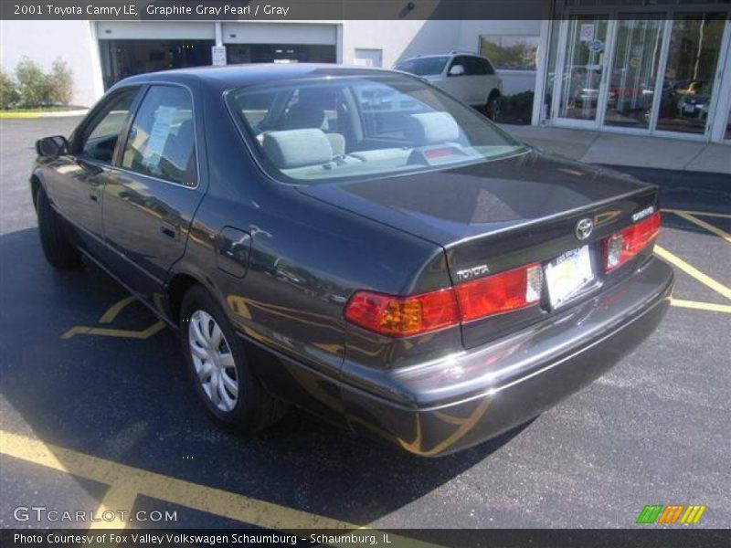 Graphite Gray Pearl / Gray 2001 Toyota Camry LE
