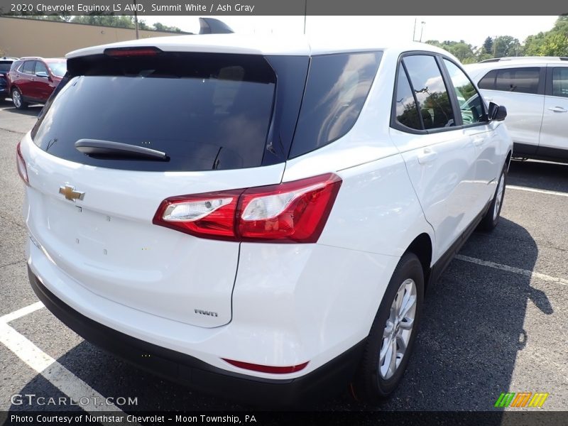 Summit White / Ash Gray 2020 Chevrolet Equinox LS AWD