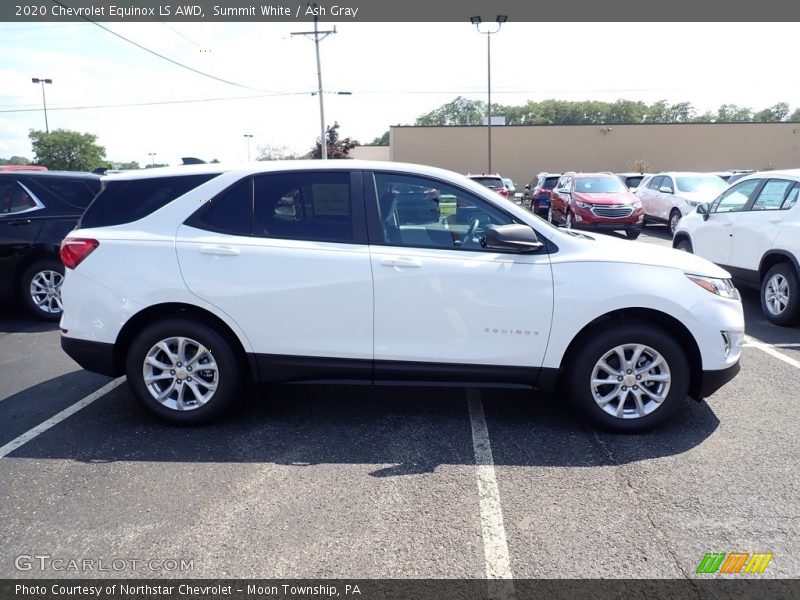 Summit White / Ash Gray 2020 Chevrolet Equinox LS AWD