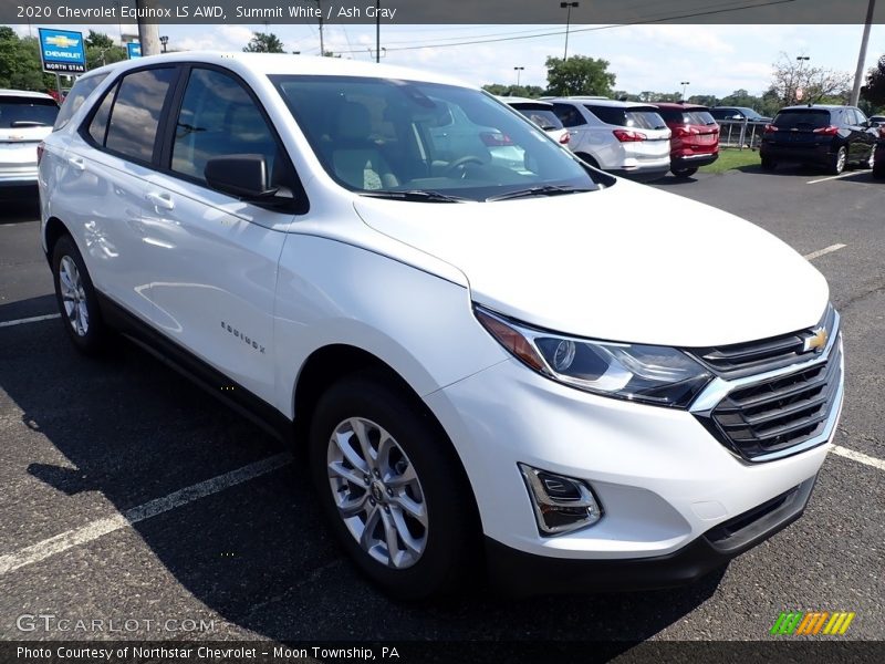 Summit White / Ash Gray 2020 Chevrolet Equinox LS AWD