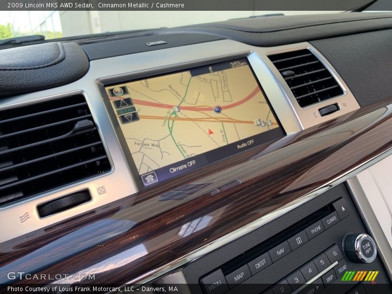 Cinnamon Metallic / Cashmere 2009 Lincoln MKS AWD Sedan