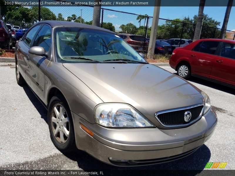 Arizona Beige Metallic / Medium Parchment 2002 Mercury Sable LS Premium Sedan