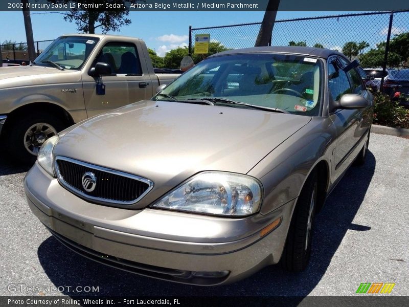 Arizona Beige Metallic / Medium Parchment 2002 Mercury Sable LS Premium Sedan