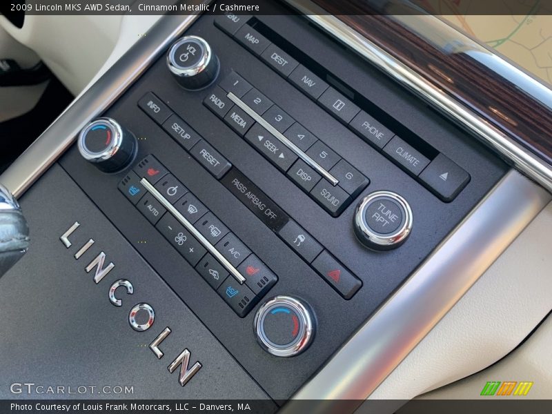 Cinnamon Metallic / Cashmere 2009 Lincoln MKS AWD Sedan