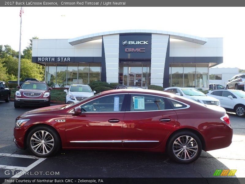 Crimson Red Tintcoat / Light Neutral 2017 Buick LaCrosse Essence