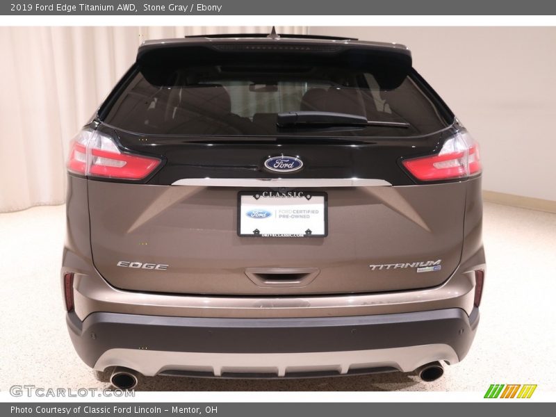 Stone Gray / Ebony 2019 Ford Edge Titanium AWD