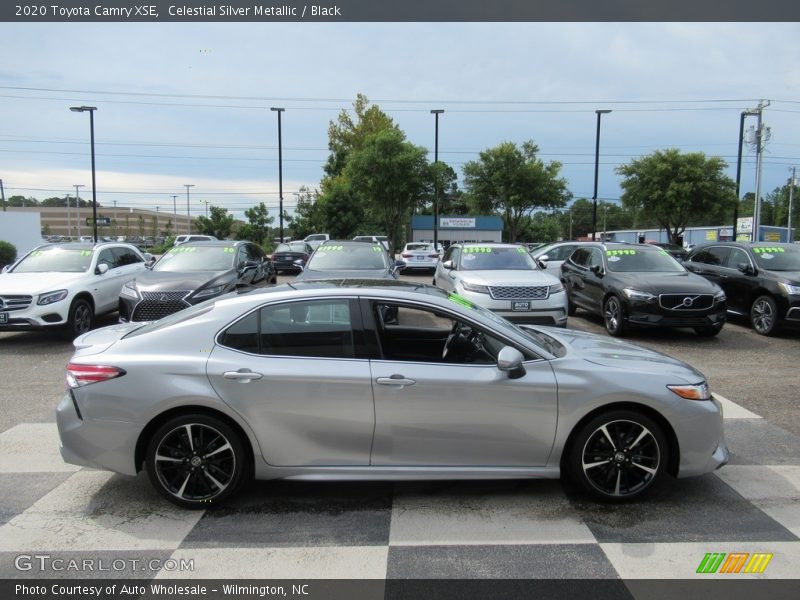 Celestial Silver Metallic / Black 2020 Toyota Camry XSE