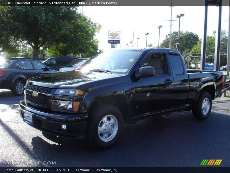 Black / Medium Pewter 2007 Chevrolet Colorado LS Extended Cab