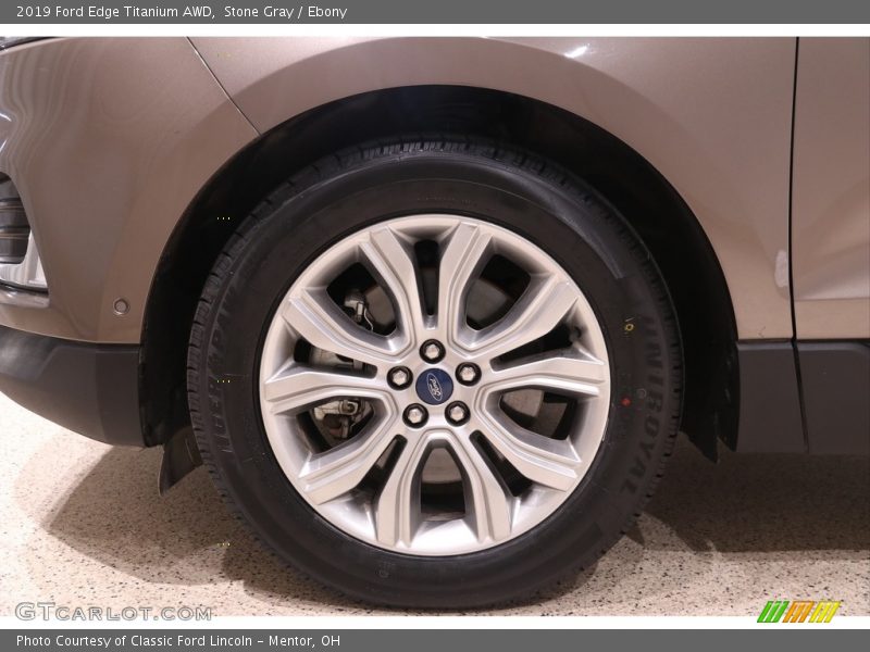 Stone Gray / Ebony 2019 Ford Edge Titanium AWD