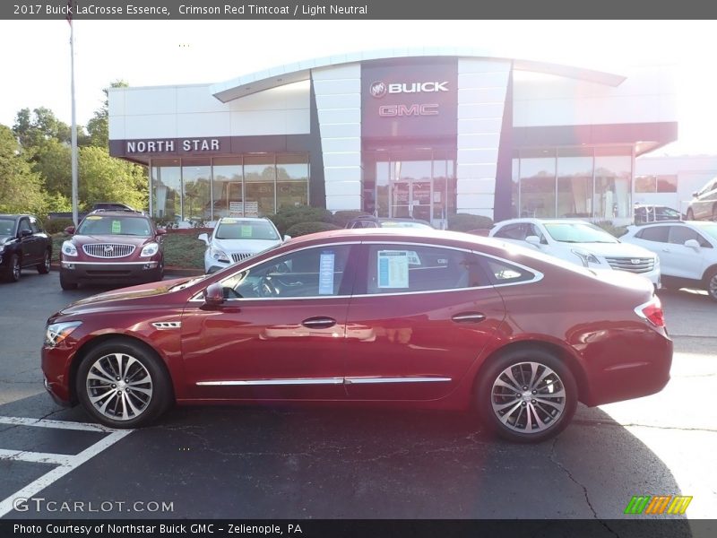 Crimson Red Tintcoat / Light Neutral 2017 Buick LaCrosse Essence