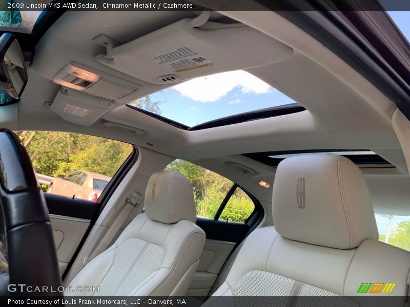 Cinnamon Metallic / Cashmere 2009 Lincoln MKS AWD Sedan