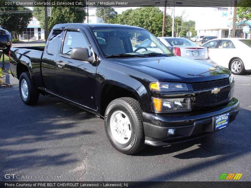 Black / Medium Pewter 2007 Chevrolet Colorado LS Extended Cab
