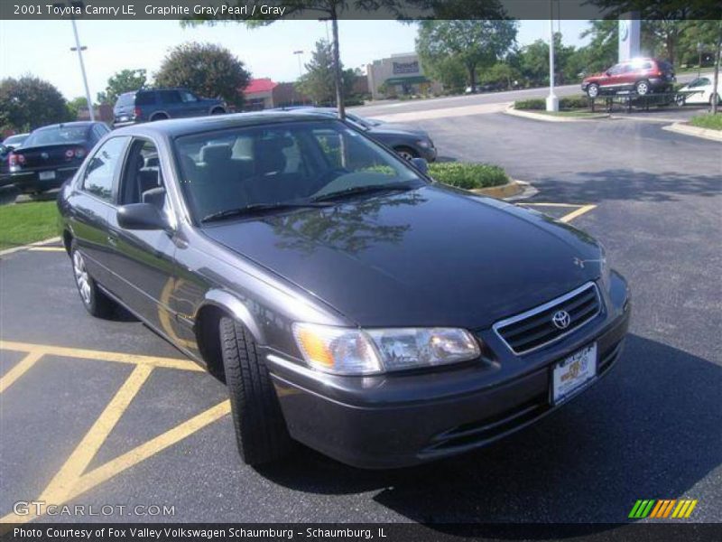 Graphite Gray Pearl / Gray 2001 Toyota Camry LE