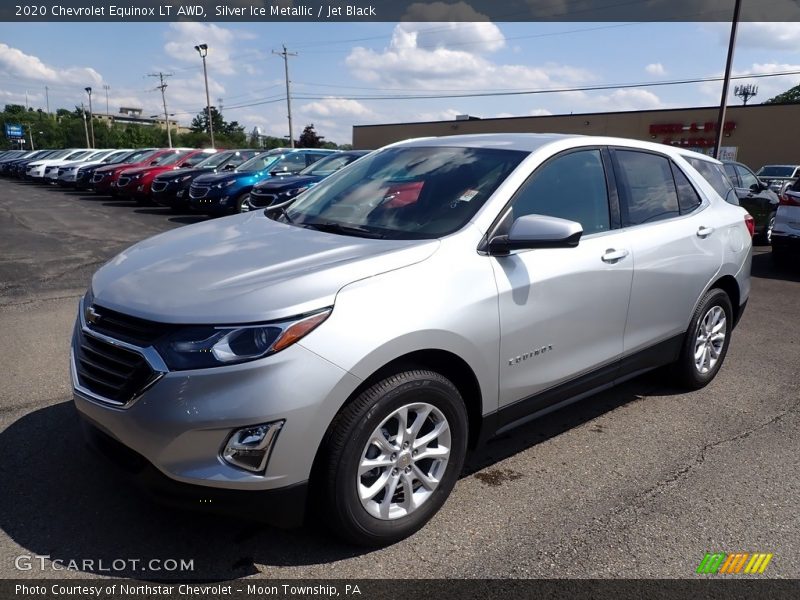 Silver Ice Metallic / Jet Black 2020 Chevrolet Equinox LT AWD