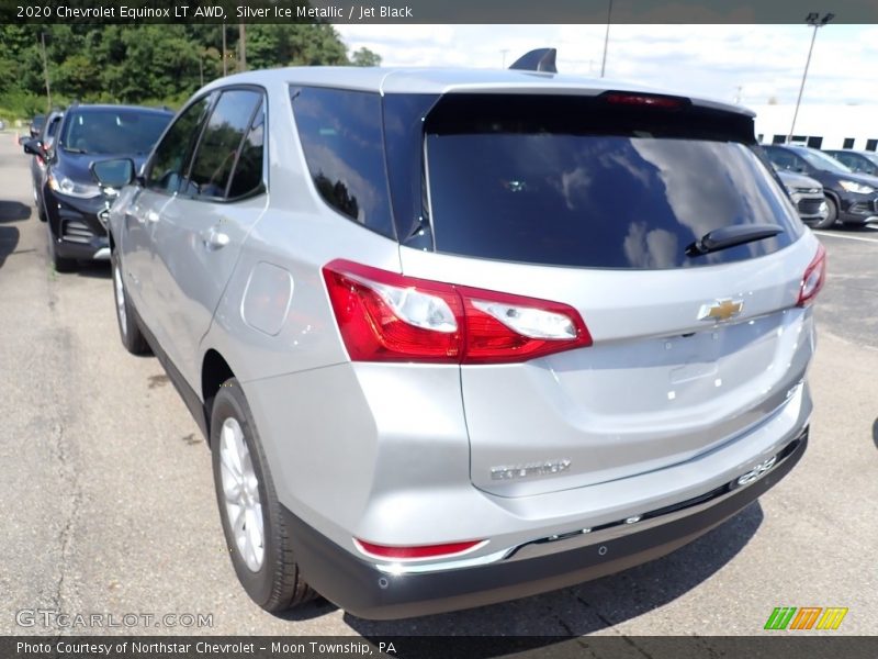 Silver Ice Metallic / Jet Black 2020 Chevrolet Equinox LT AWD