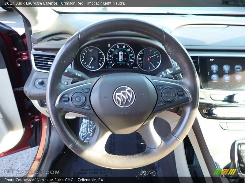 Crimson Red Tintcoat / Light Neutral 2017 Buick LaCrosse Essence