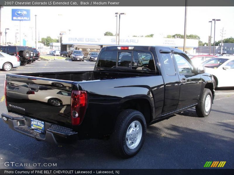 Black / Medium Pewter 2007 Chevrolet Colorado LS Extended Cab
