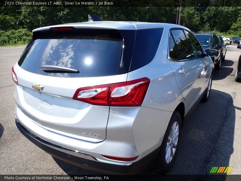 Silver Ice Metallic / Jet Black 2020 Chevrolet Equinox LT AWD