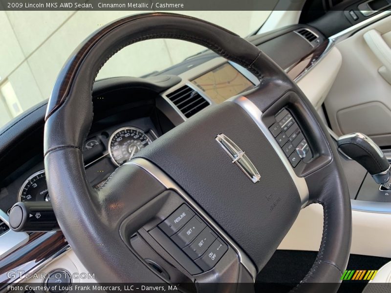 Cinnamon Metallic / Cashmere 2009 Lincoln MKS AWD Sedan