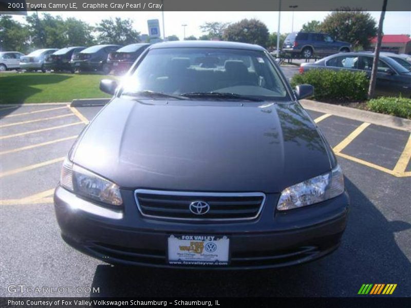 Graphite Gray Pearl / Gray 2001 Toyota Camry LE