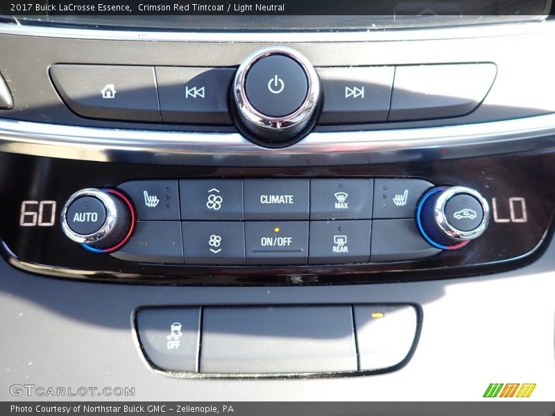 Crimson Red Tintcoat / Light Neutral 2017 Buick LaCrosse Essence