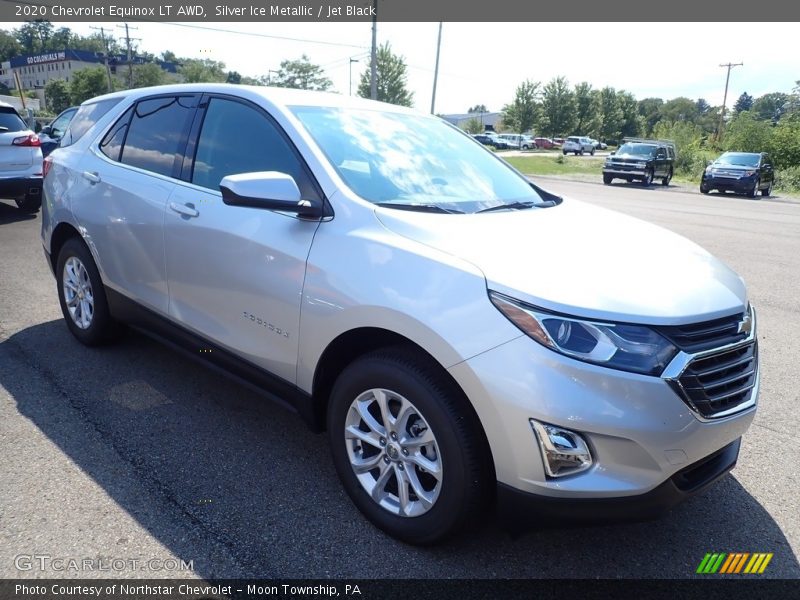 Silver Ice Metallic / Jet Black 2020 Chevrolet Equinox LT AWD