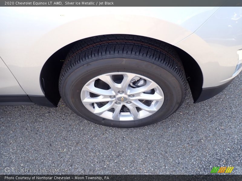 Silver Ice Metallic / Jet Black 2020 Chevrolet Equinox LT AWD