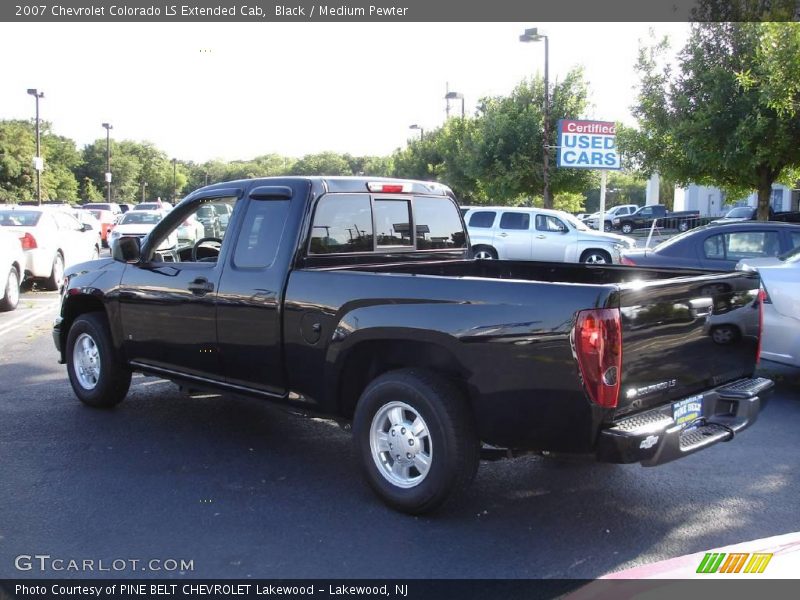 Black / Medium Pewter 2007 Chevrolet Colorado LS Extended Cab