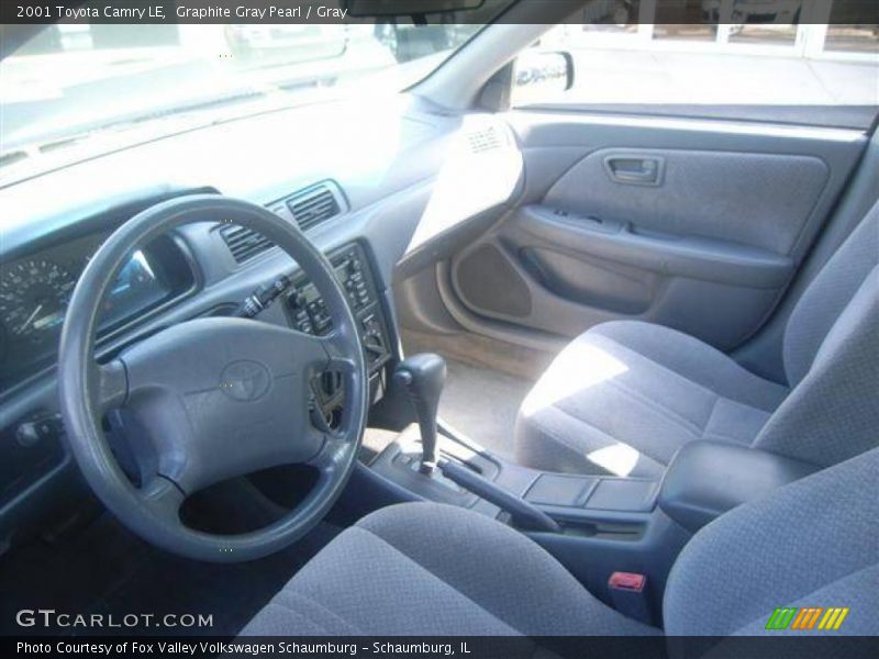 Graphite Gray Pearl / Gray 2001 Toyota Camry LE