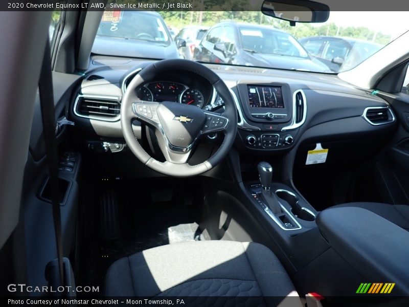 Silver Ice Metallic / Jet Black 2020 Chevrolet Equinox LT AWD