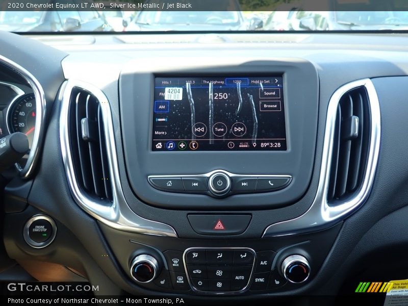 Silver Ice Metallic / Jet Black 2020 Chevrolet Equinox LT AWD