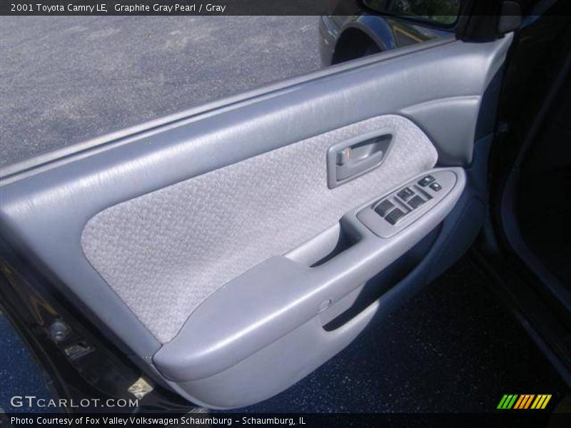 Graphite Gray Pearl / Gray 2001 Toyota Camry LE